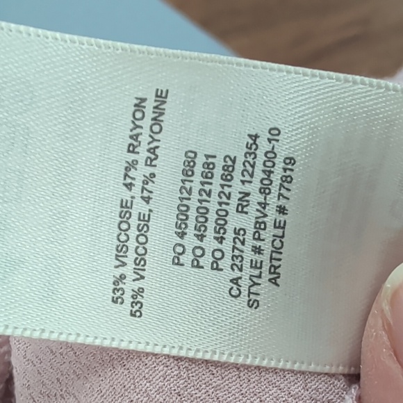 Wilfred Aritzia Crepe Blush Long Sleeve Midi Dress - Picture 8 of 8